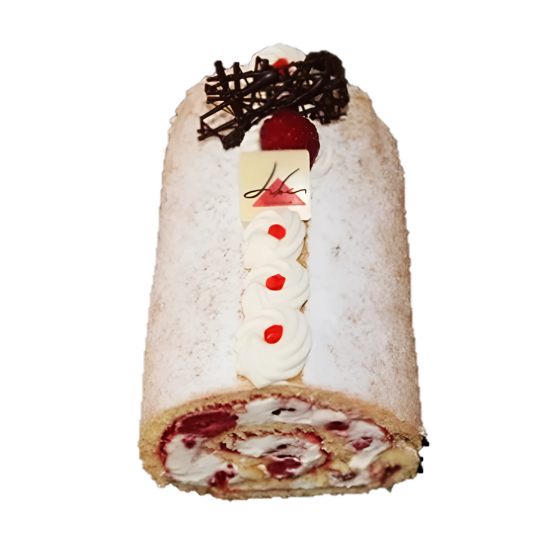 Roulade framboises