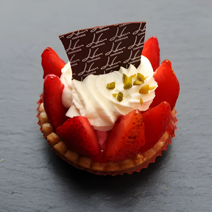 Tartelette mousse aux fraises